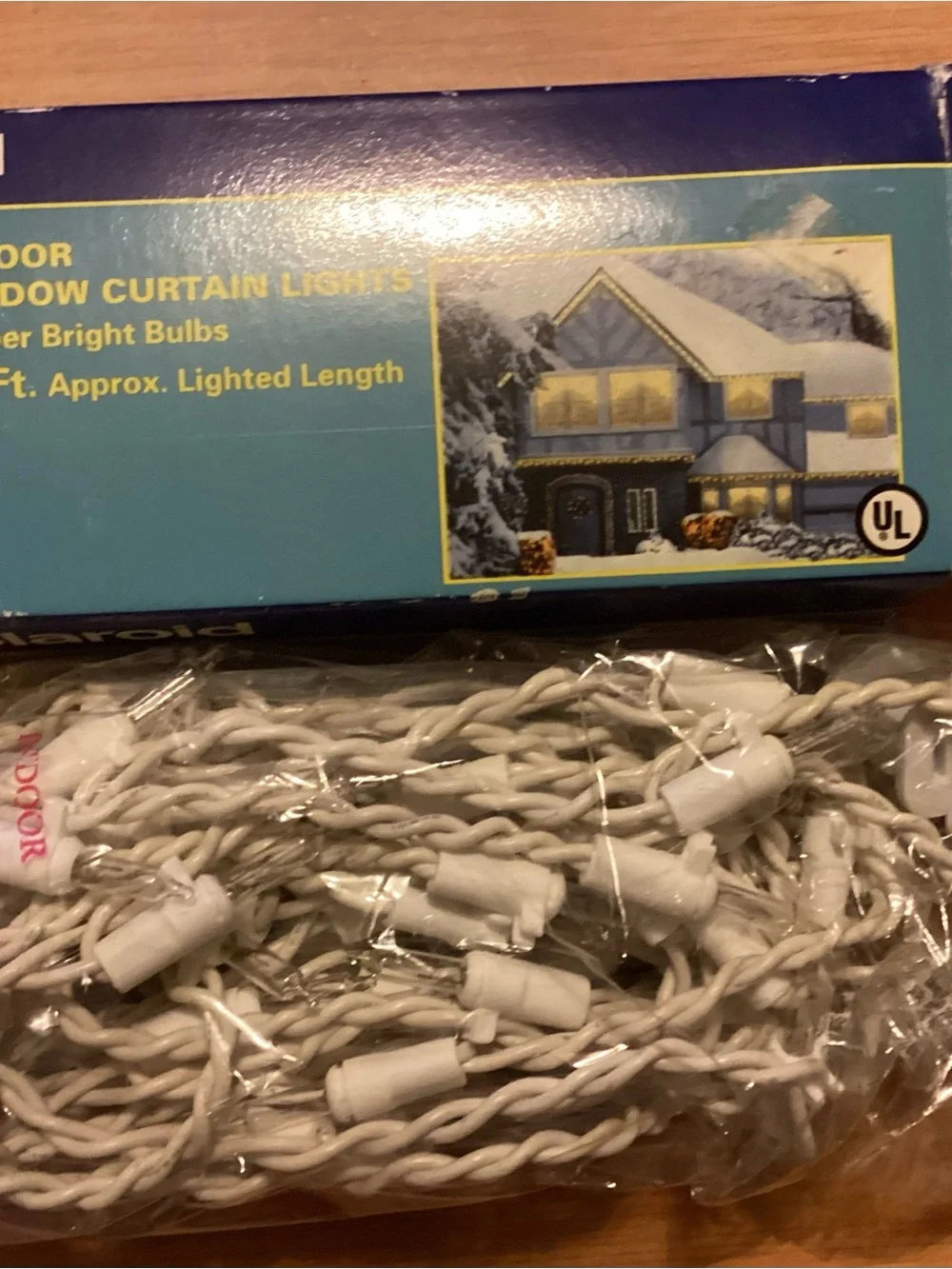 Polaroid 50 Indoor Window Curtain Lights - Warm White